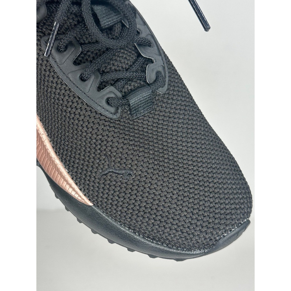 Puma Pacer Future Lux Womens Black Rose Gold Sneakers Athleisure Size 8.5 - Picture 6 of 8